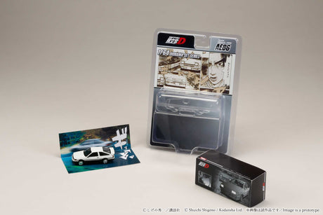 [JDM64] 1:64 Toyota Corolla Levin (AE86)/Initial D Wataru Akiyama VS Takumi Fujiwara - Toy Space Diecast Online Store Singapore
