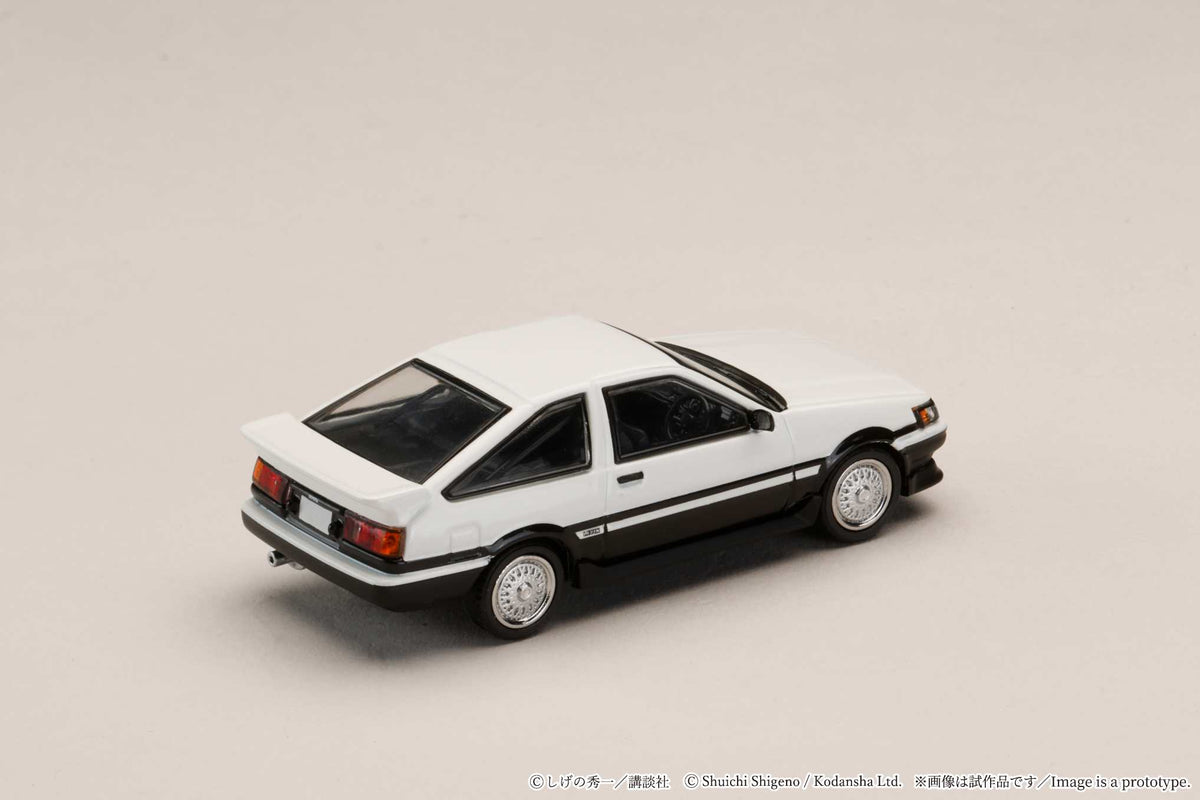 [JDM64] 1:64 Toyota Corolla Levin (AE86)/Initial D Wataru Akiyama VS Takumi Fujiwara - Toy Space Diecast Online Store Singapore
