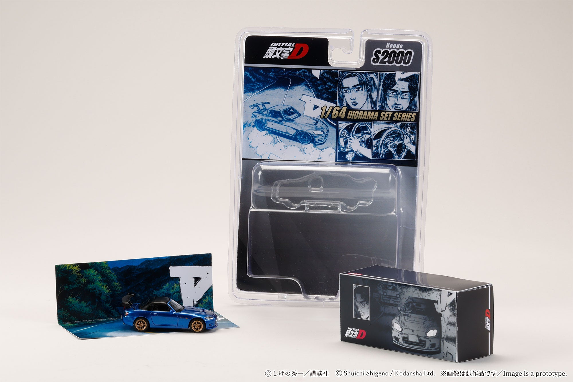 [JDM64] 1:64 Honda S2000 Initial D Toshiya Joshima VS Takumi Fujiwara