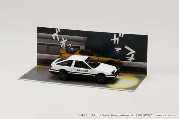 [HOBBY JAPAN] 1:64 Toyota Sprinter Trueno (AE86) / Initial D Takumi Fujiwara VS Keisuke Takahashi