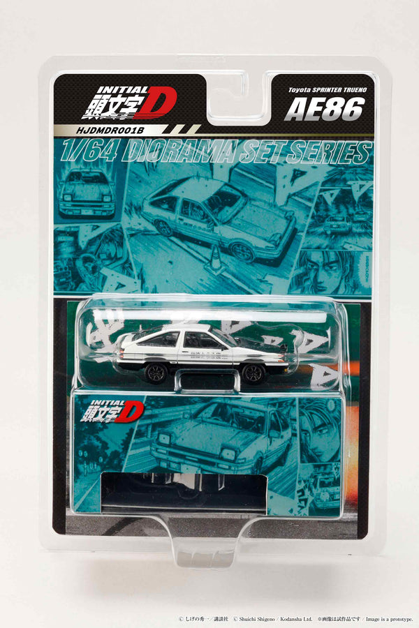 [HOBBY JAPAN] 1:64 Toyota Sprinter Trueno (AE86) / Initial D Takumi Fujiwara VS Tomoyuki Tachi