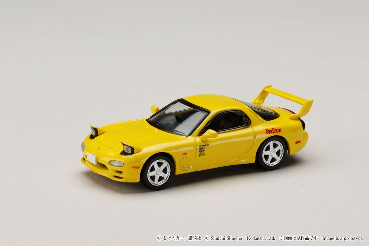 [HOBBY JAPAN] 1:64 Mazda RX-7 (FD3S) RedSuns / Initial D Keisuke Takahashi VS Takumi Fujiwara