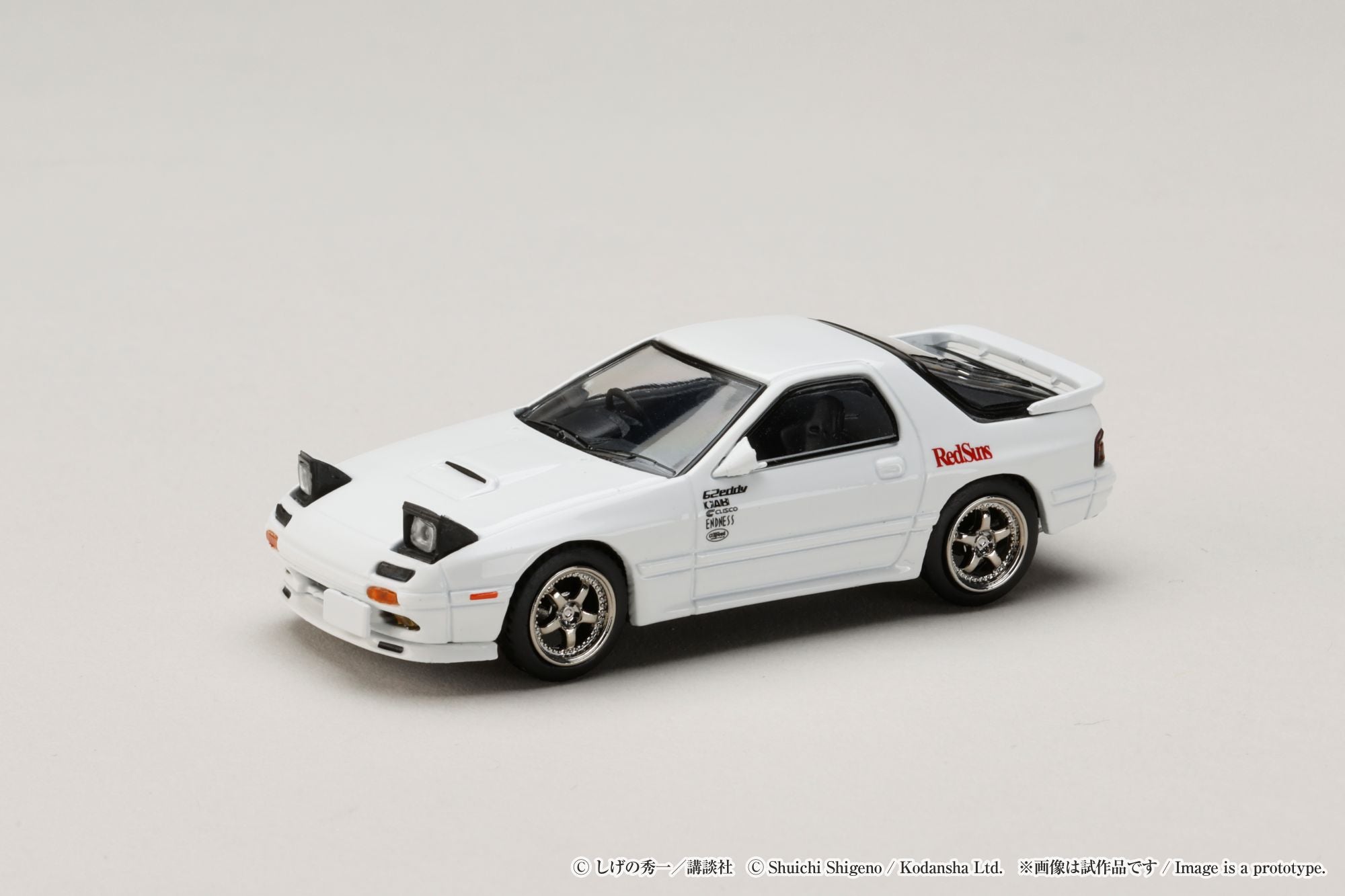 [HOBBY JAPAN] 1:64 Mazda RX-7 (FC3S) RedSuns / Initial D Ryosuke Takahashi VS Takumi Fujiwara