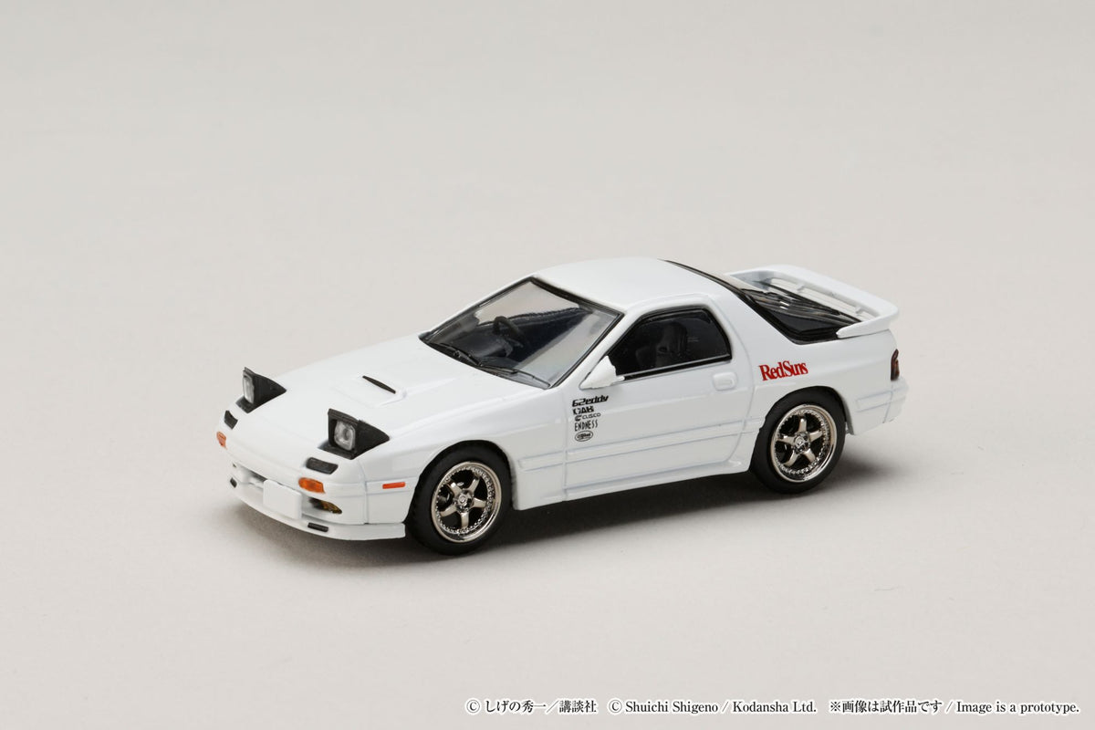 [HOBBY JAPAN] 1:64 Mazda RX-7 (FC3S) RedSuns / Initial D Ryosuke Takahashi VS Takumi Fujiwara