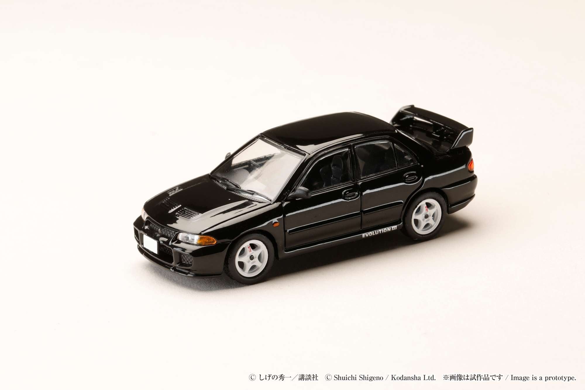 [HOBBY JAPAN] 1:64 Mitsubishi Lancer RS Evolution III / Initial D Kyoichi Sudo VS Ryosuke Takahashi