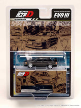 [HOBBY JAPAN] 1:64 Mitsubishi Lancer RS Evolution III / Initial D Kyoichi Sudo VS Ryosuke Takahashi