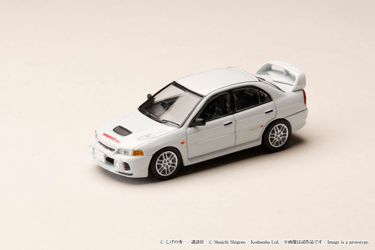 [HOBBY JAPAN] 1:64 Mitsubishi Lancer RS Evolution IV / Initial D Seiji Iwaki VS Takumi Fujiwara