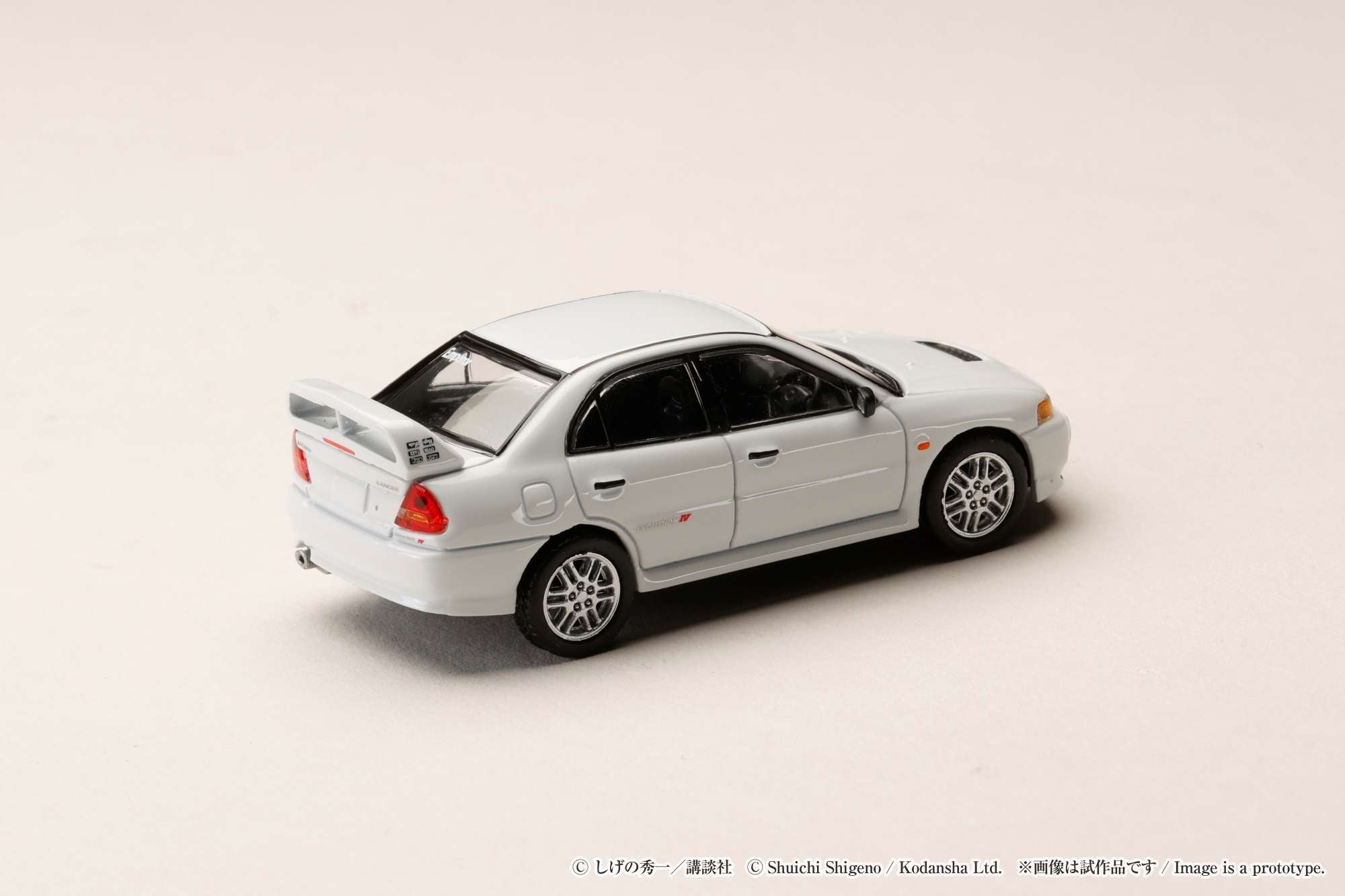 [HOBBY JAPAN] 1:64 Mitsubishi Lancer RS Evolution IV / Initial D Seiji Iwaki VS Takumi Fujiwara
