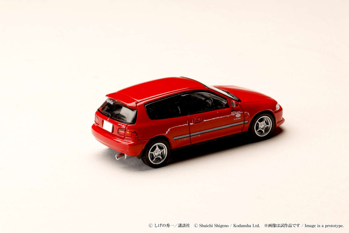 [HOBBY JAPAN] 1:64 Honda Civic (EG6) Myogi Night Kids / Initial D Shingo Shoji VS Takumi Fujiwara