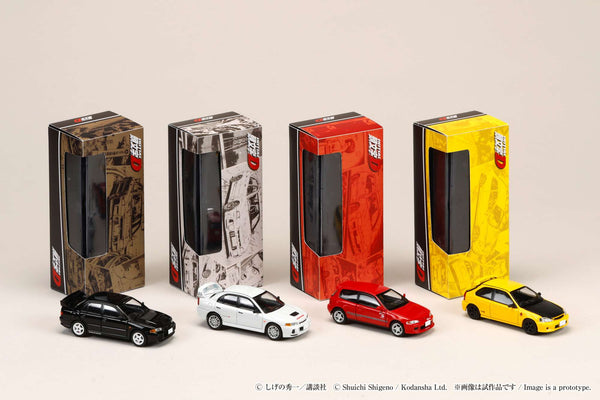 [JDM64] 1:64 Honda Civic (EK9) Todojuku / INITIAL D Tomoyuki Tachi VS Takumi Fujiwara
