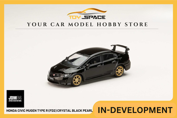 [JDM64] 1:64 Honda Civic Mugen Type R (FD2) Crystal Black Pearl