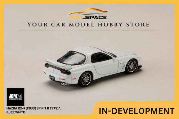 [JDM64] 1:64 Mazda RX-7 (FD3S) Spirit R Type A Pure White