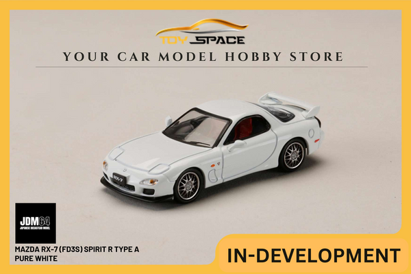 [JDM64] 1:64 Mazda RX-7 (FD3S) Spirit R Type A Pure White