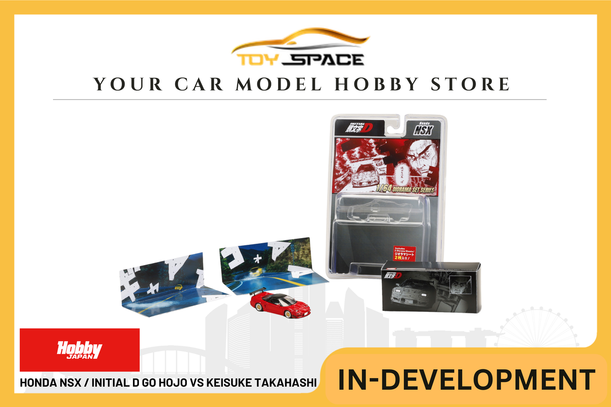 HOBBY JAPAN] 1:64 Honda NSX / Initial D Go Hojo VS Keisuke Takahashi