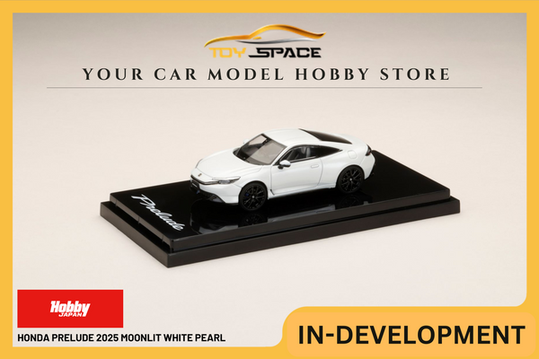 [HOBBY JAPAN] 1:64 Honda Prelude 2025 Moonlit White Pearl