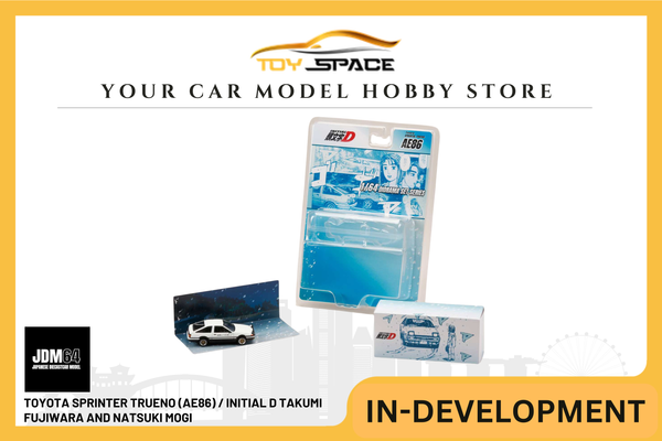 [JDM64] 1:64 Toyota Sprinter Trueno (AE86) / INITIAL D Takumi Fujiwara And Natsuki Mogi