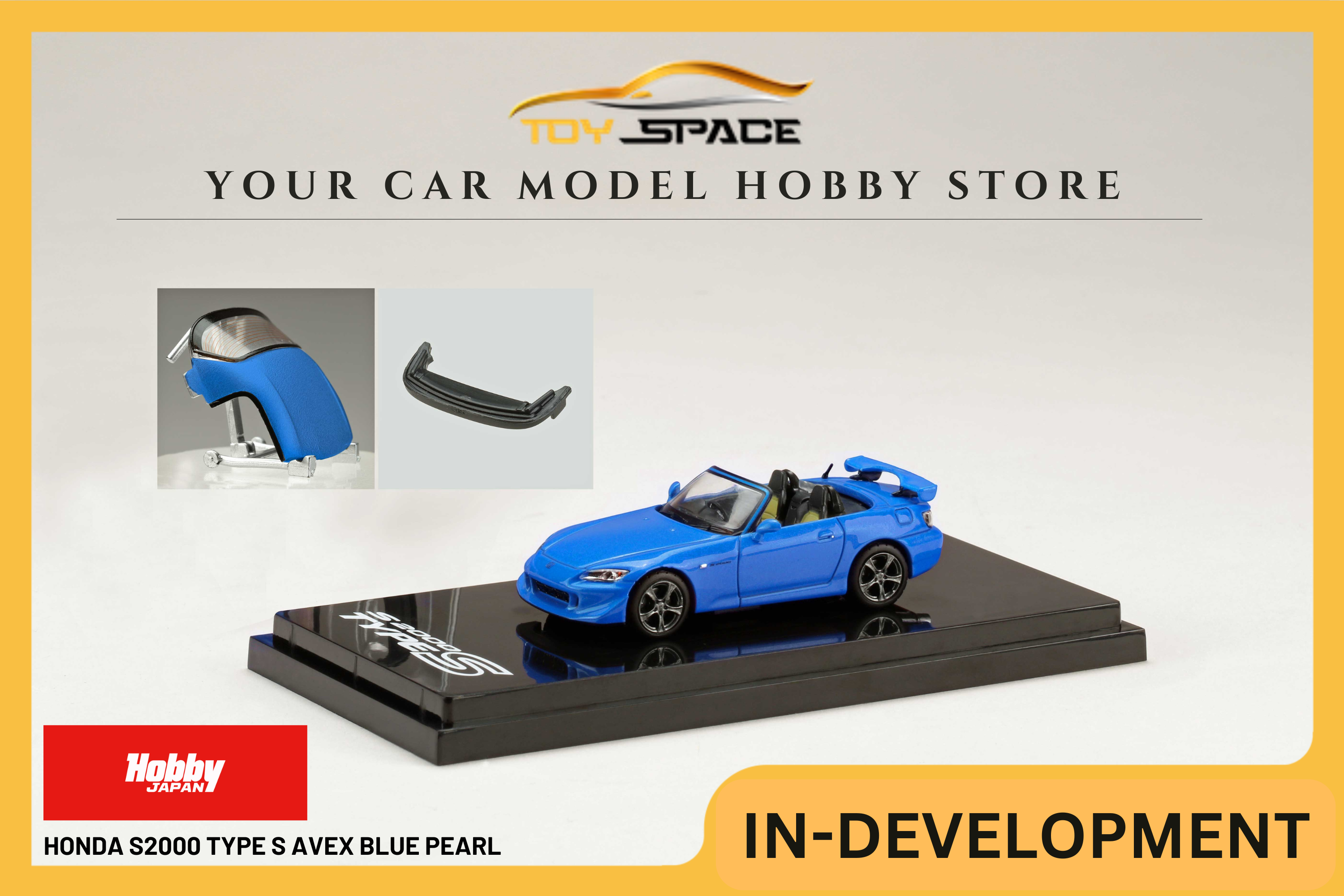 [HOBBY JAPAN] 1:64 Honda S2000 Type S Avex Blue Pearl