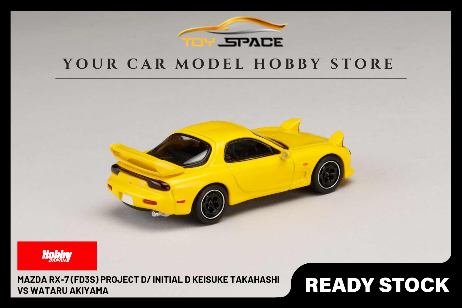 [HOBBY JAPAN] 1:64 Mazda RX-7 (FD3S) Project D/ INITIAL D Keisuke Takahashi VS Wataru Akiyama