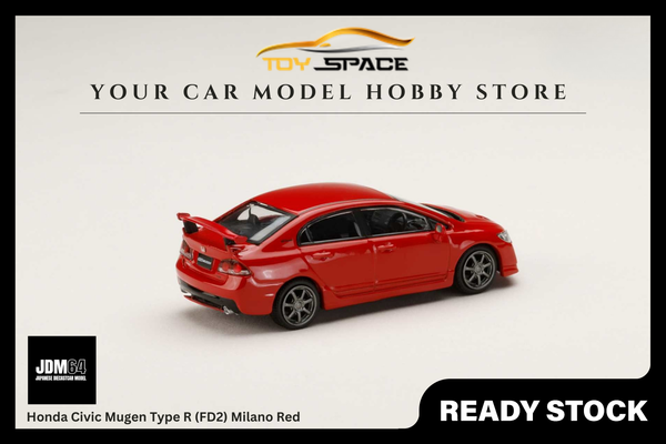 [JDM64] 1:64 Honda Civic Mugen Type R (FD2) Milano Red