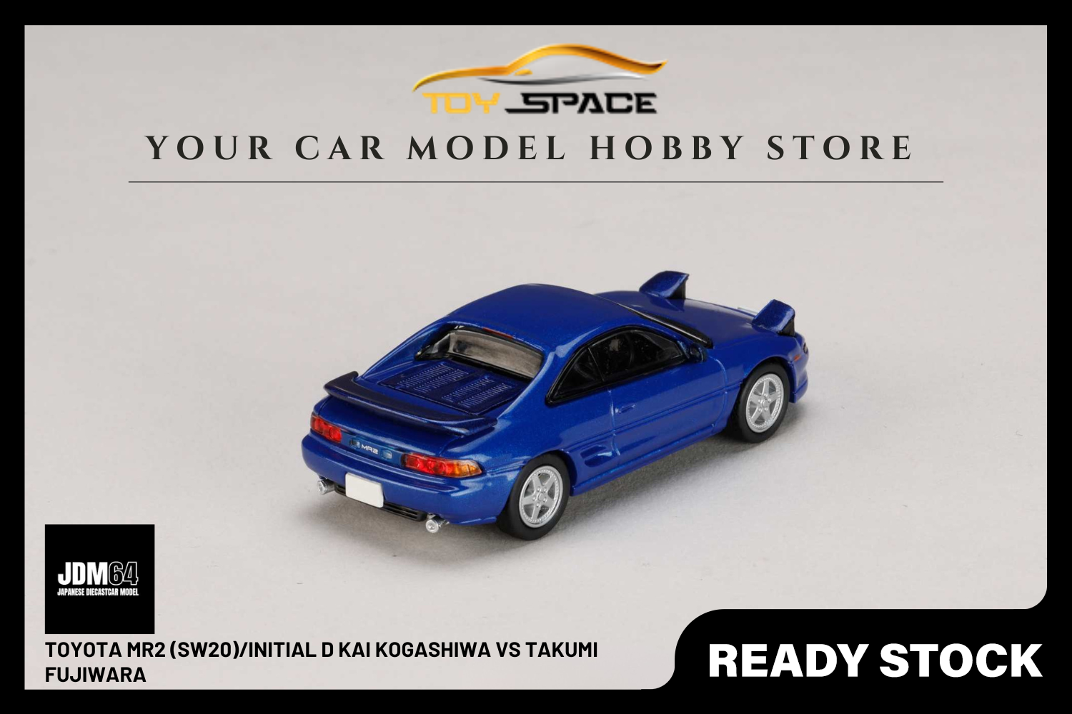 [JDM64] 1:64 Toyota MR2 (SW20)/Initial D Kai Kogashiwa VS Takumi Fujiwara