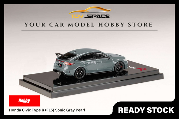 [HOBBY JAPAN] 1:64 Honda Civic Type R (FL5) Sonic Gray Pearl