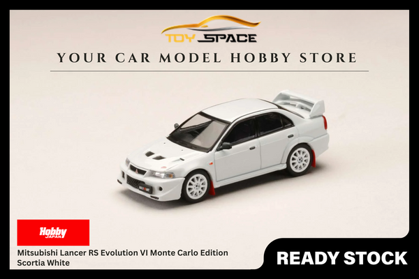 [HOBBY JAPAN] 1:64 Mitsubishi Lancer RS Evolution VI Monte Carlo Edition Scortia White