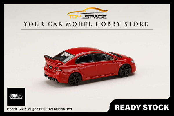 [JDM64] 1:64 Honda Civic Mugen RR (FD2) Milano Red