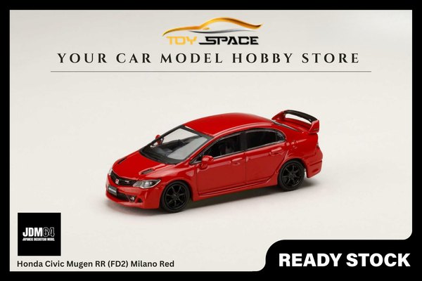 [JDM64] 1:64 Honda Civic Mugen RR (FD2) Milano Red