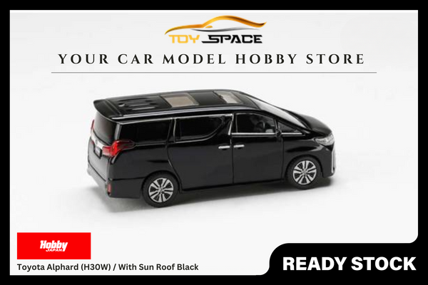 [HOBBY JAPAN] 1:64 Toyota Alphard (H30W) / With Sun Roof Black