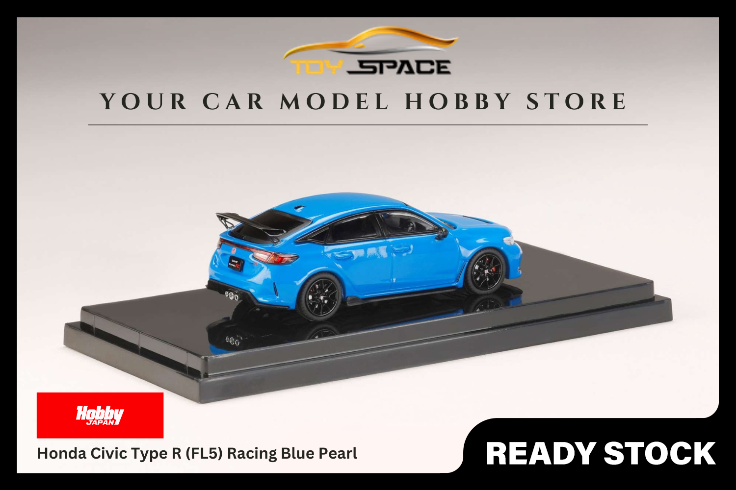 [HOBBY JAPAN] 1:64 Honda Civic Type R (FL5) Racing Blue Pearl