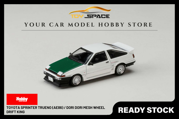 [HOBBY JAPAN] 1:64 Toyota Sprinter Trueno (AE86) / Dori Dori Mesh Wheel Drift King