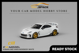 [CM MODEL] 1:64 Subaru BRZ Varis Widebody White - Toy Space Diecast Online Store Singapore