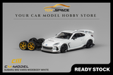 [CM MODEL] 1:64 Subaru BRZ Varis Widebody White - Toy Space Diecast Online Store Singapore