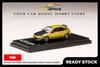 [HOBBY JAPAN] 1:64 Honda Civic (EG6) JDM Style/Mesh Wheel Yellow Metallic
