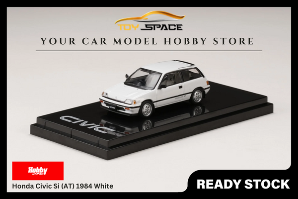 [HOBBY JAPAN] 1:64 Honda Civic Si (AT) 1984 White