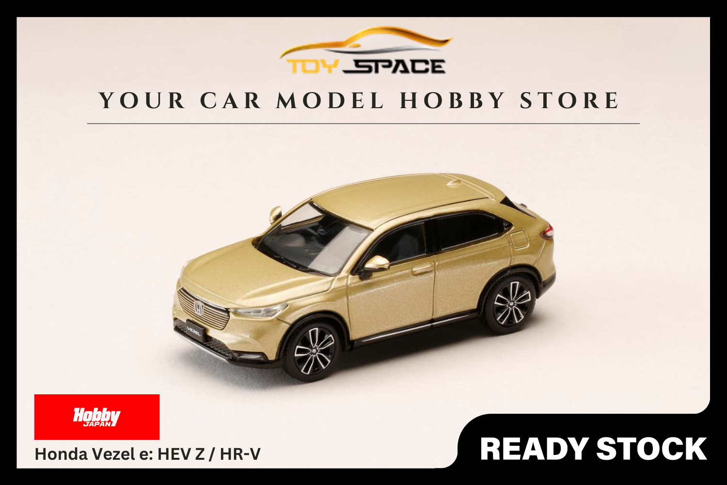 [HOBBY JAPAN] 1:64 Honda Vezel e: HEV Z / HR-V - Sand Khaki Pearl