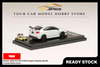 [HOBBY JAPAN] 1:64 Subaru WRX STI RA-R With Engine Display Model Crystal White Pearl