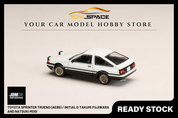 [JDM64] 1:64 Toyota Sprinter Trueno (AE86) / INITIAL D Takumi Fujiwara And Natsuki Mogi