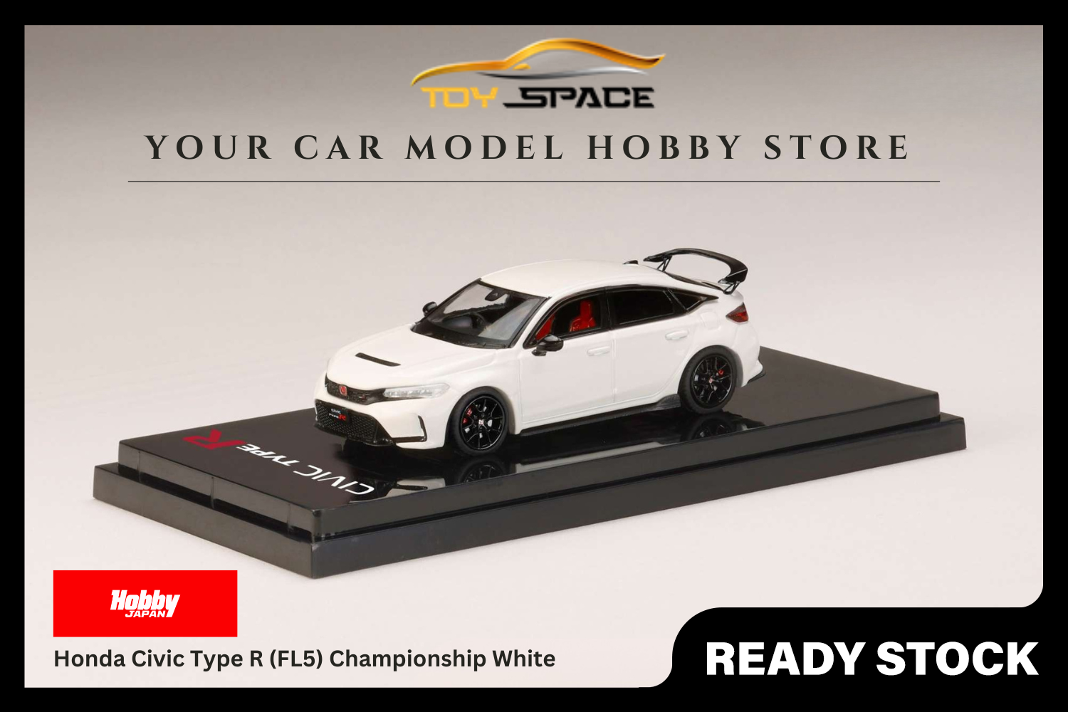 [HOBBY JAPAN] 1:64 Honda Civic Type R (FL5) Championship White