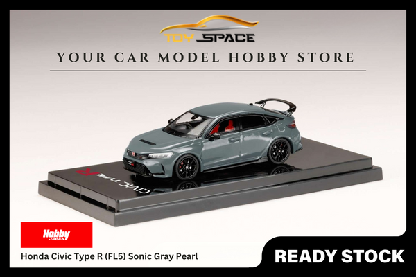 [HOBBY JAPAN] 1:64 Honda Civic Type R (FL5) Sonic Gray Pearl