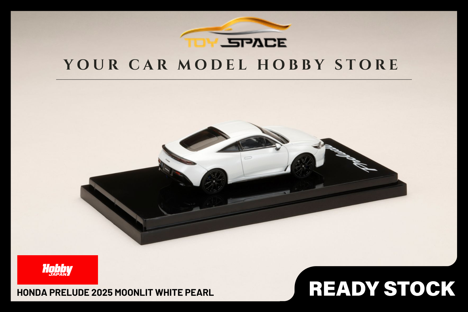 [HOBBY JAPAN] 1:64 Honda Prelude 2025 Moonlit White Pearl