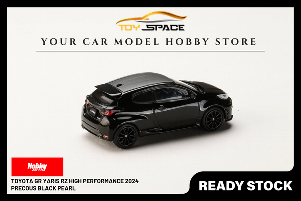 [HOBBY JAPAN] 1:64 Toyota GR Yaris RZ High Performance 2024 Precous Black Pearl - Toy Space Diecast Online Store Singapore