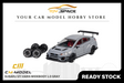 [CM MODEL] 1:64 Subaru STI Varis Widebody 1.0 Gray - Toy Space Diecast Online Store Singapore