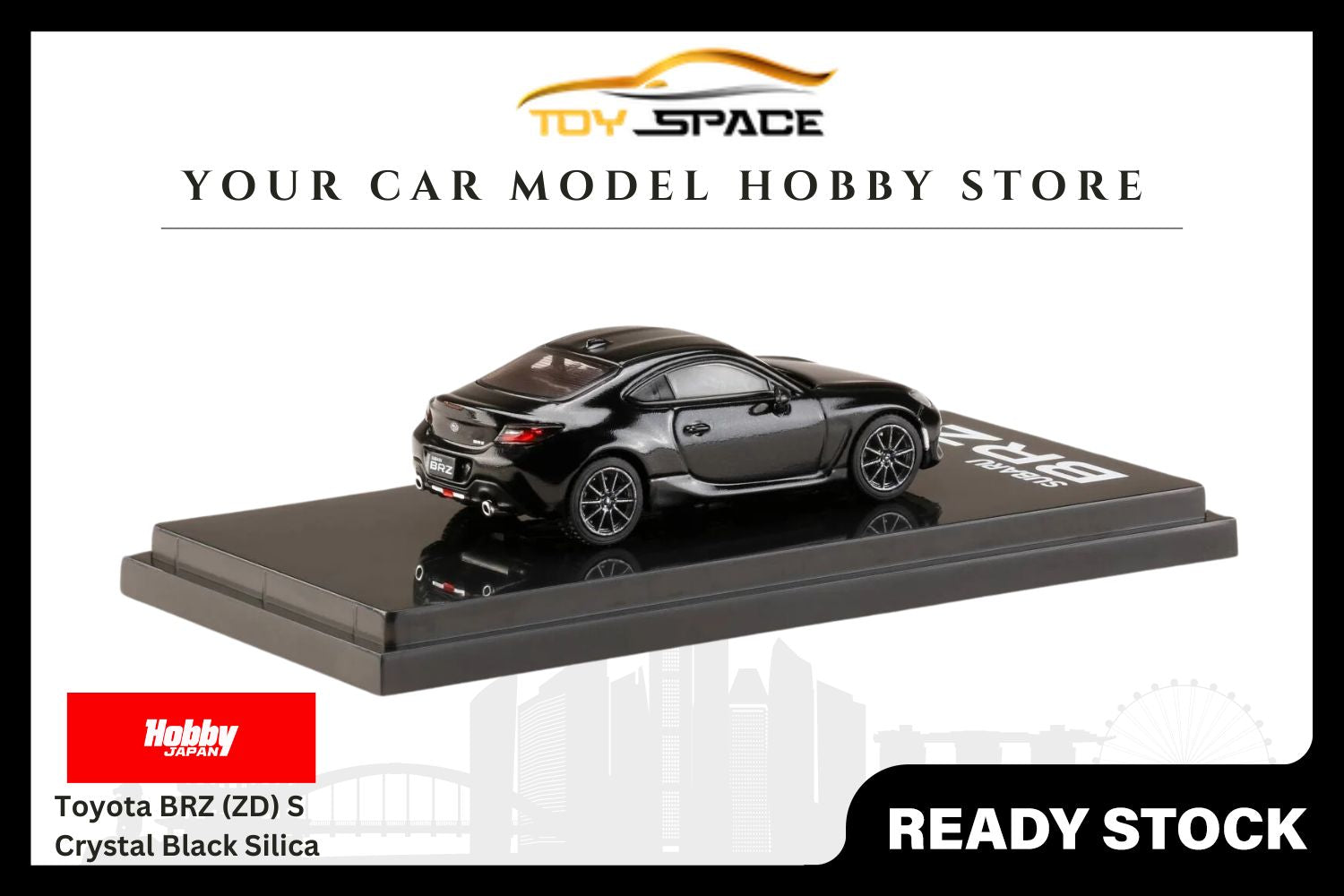 [HOBBY JAPAN] 1/64 Subaru BRZ (ZD) S - Crystal Black Silica