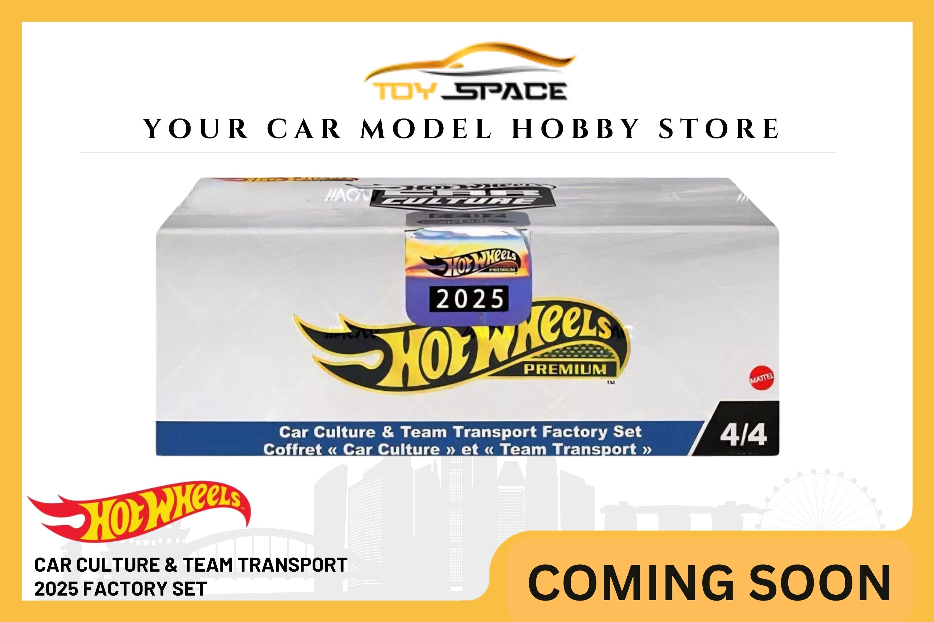 [HOT WHEELS] Car Culture & Team Transport Factory Set - 2025