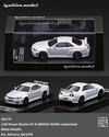[IGNITION MODEL] 1:64 Nissan Skyline GT-R (BNR34) Nismo Customized White Metallic [IG4175] - Toy Space Diecast Online Store Singapore
