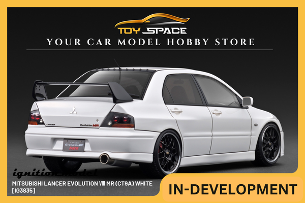 [IGNITION MODEL] 1:18 Mitsubishi Lancer Evolution Ⅷ MR (CT9A) White [IG3835]