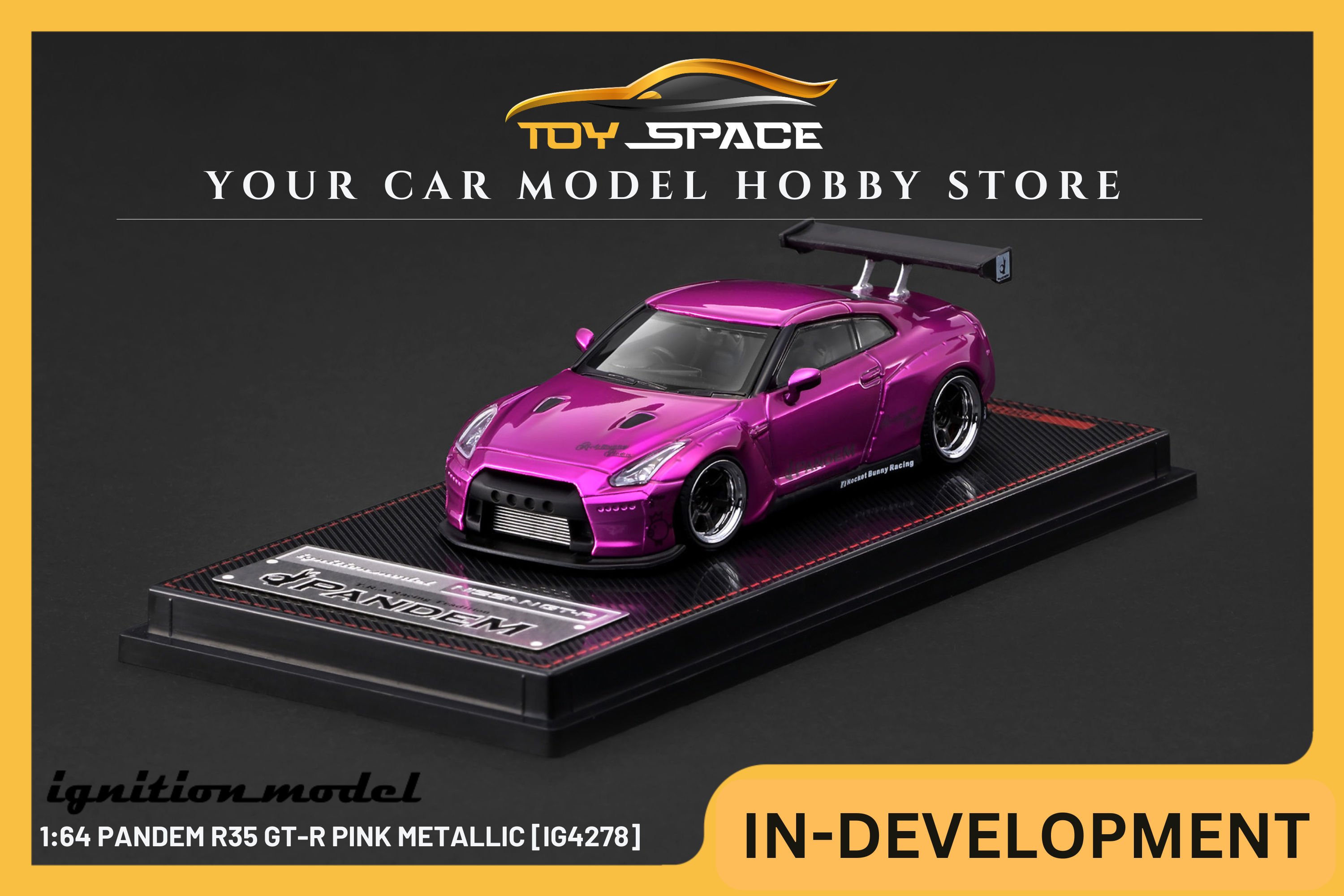 [IGNITION MODEL] 1:64 PANDEM R35 GT-R Pink Metallic [IG4278]