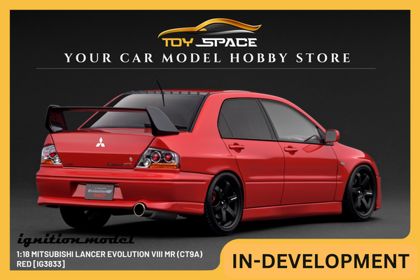 [IGNITION MODEL] 1:18 Mitsubishi Lancer Evolution VIII MR (CT9A) Red [IG3833]