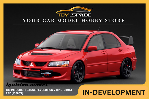 [IGNITION MODEL] 1:18 Mitsubishi Lancer Evolution VIII MR (CT9A) Red [IG3833]